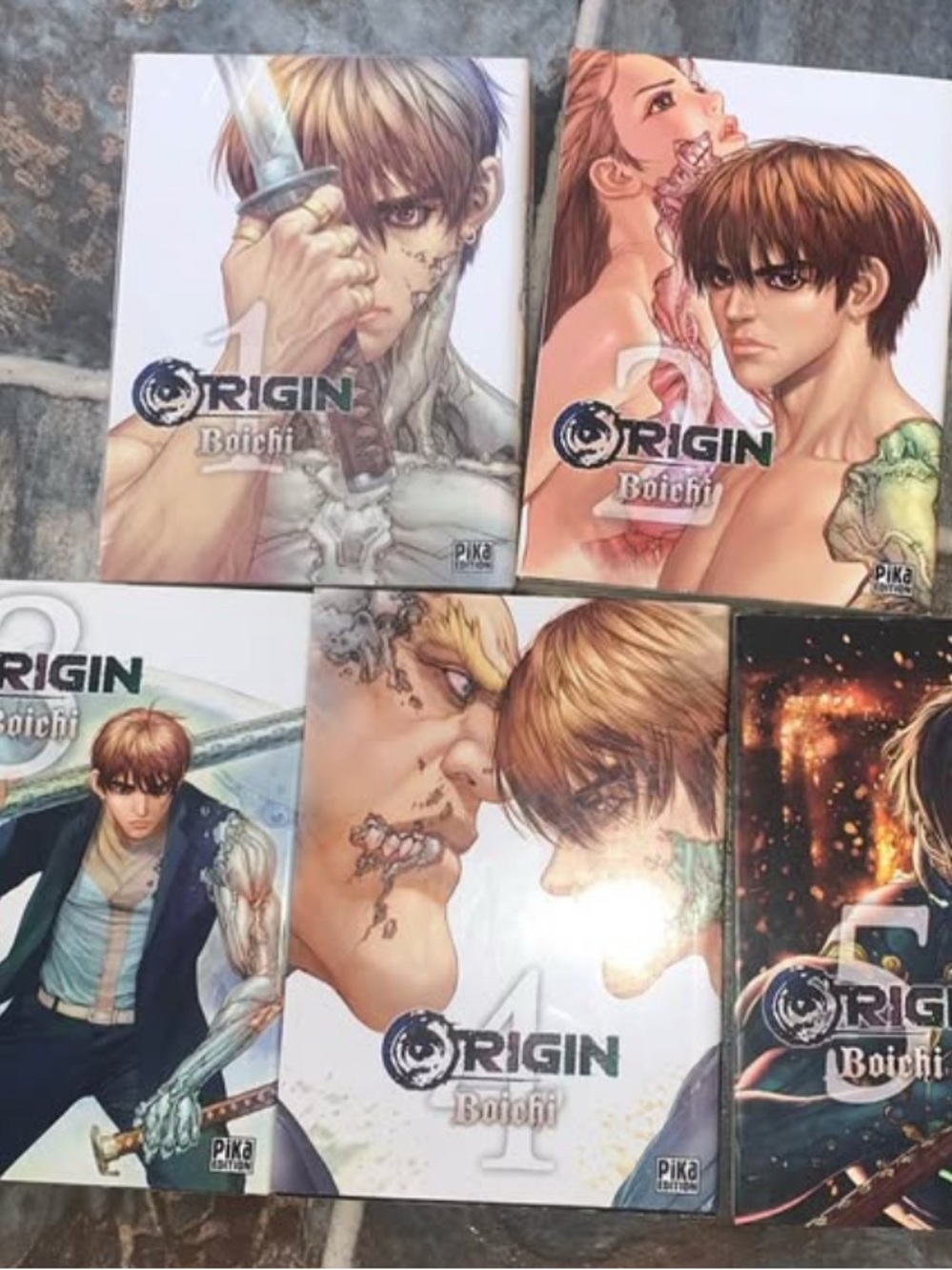 ORIGIN Manga Volumes Set in French 1-5